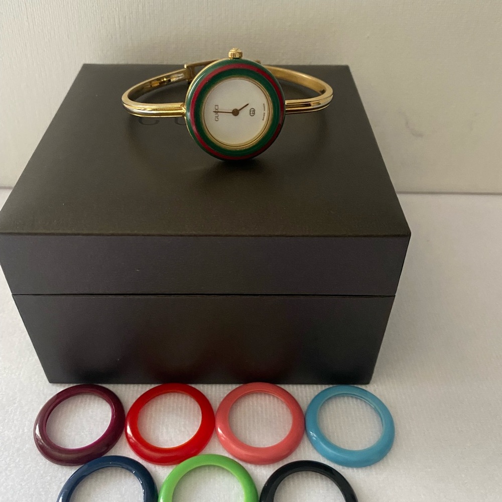 Gucci Men's Watch Bezel Set - Vibrant Colors